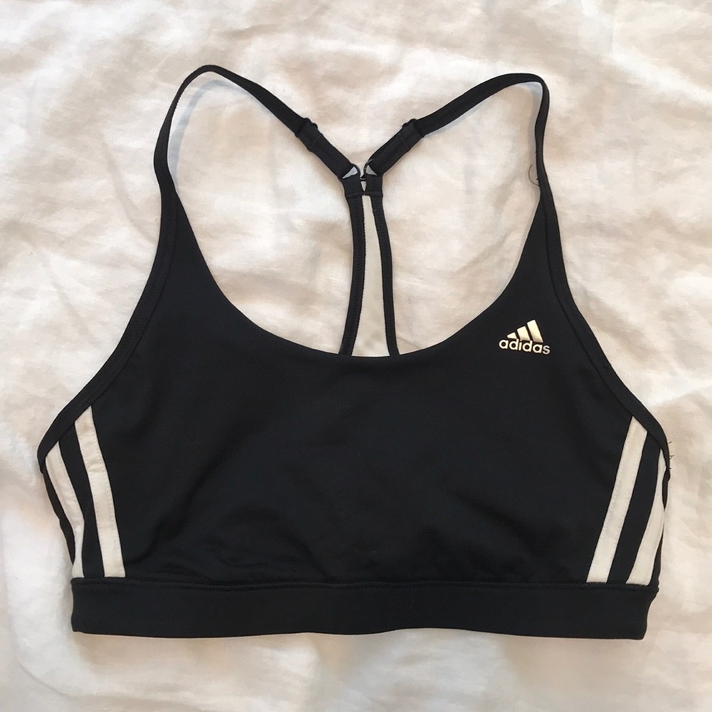 Adidas Reversible Black and White Sports Bra